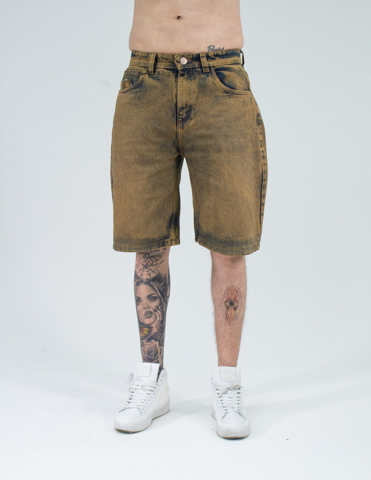 Bermuda Jean Baggy BANOMO - modelo/detalle