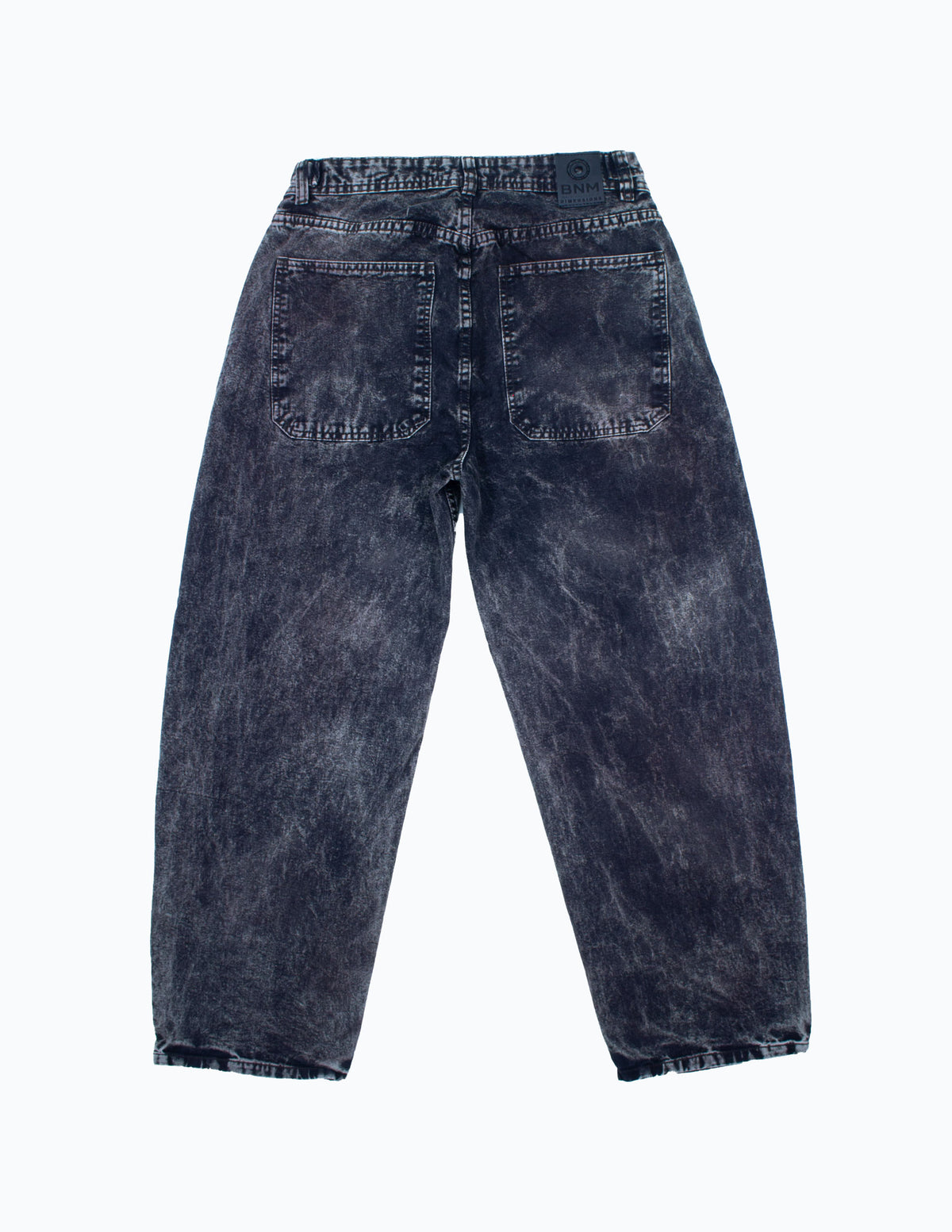 Jeans Baggy Correas Negro - modelo