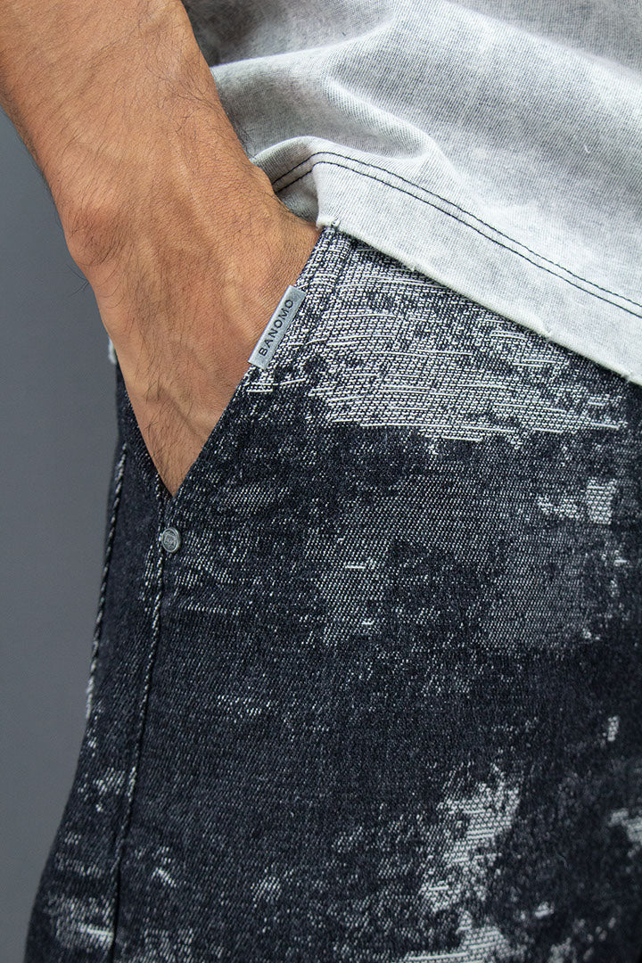 Jean Baggy JAC J100 Negro - modelo/detalle