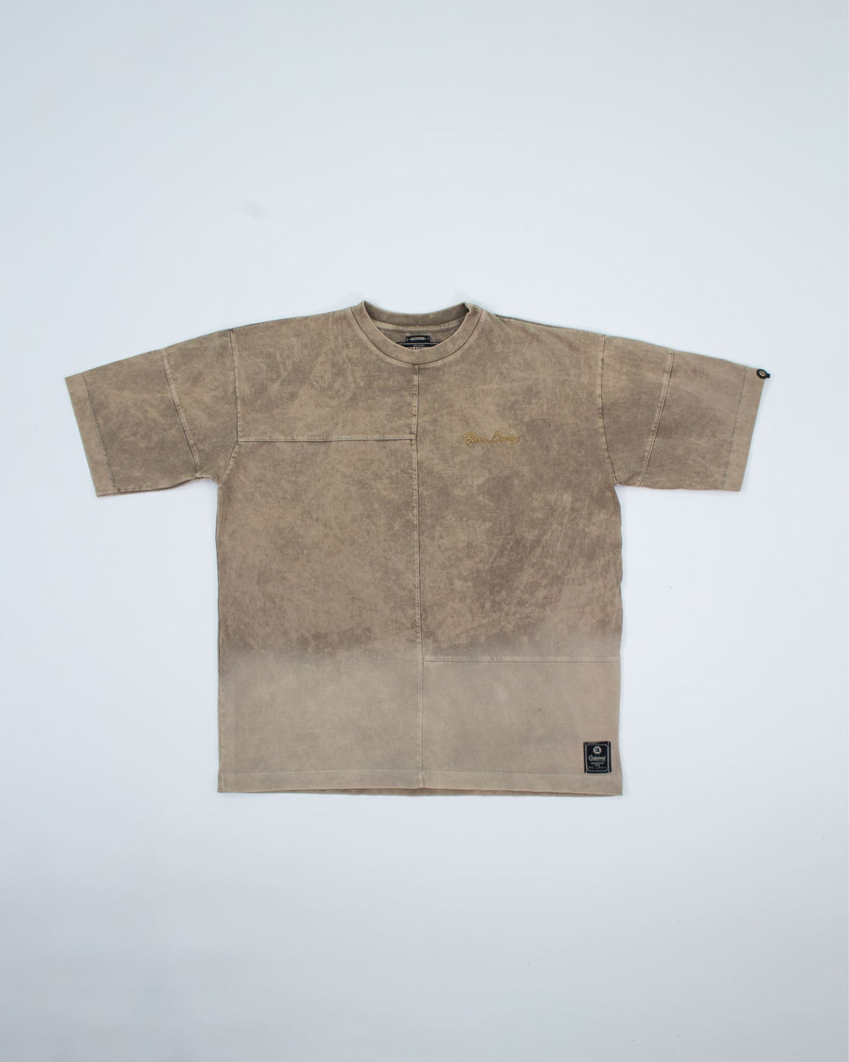 color:beige | Set Tex Olivetto Basic camiseta frente